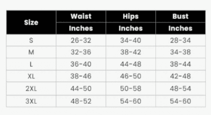 Size Chart Guide